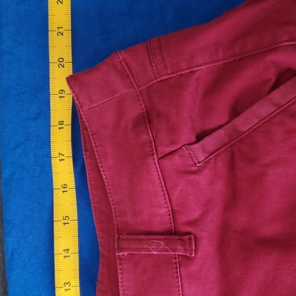 Lane Bryant Size 18 Womens Burgundy Jeans Pants - Picture 8 of 13